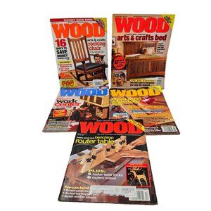 Wood Better Homes & Gardens Magazine Lot December 2001 February October December
